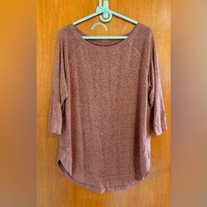 Maurices, Cozy Coral Pink Crewneck Sweatshirt, L,
P2P: 23”, EUC